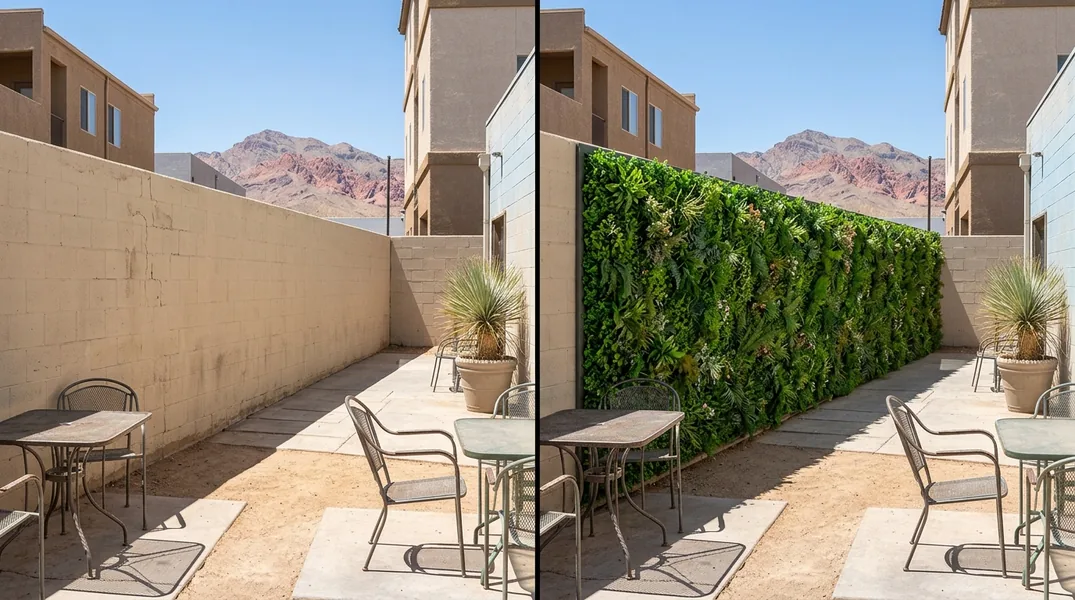 Result artificial grass installation in Las Vegas - Las Vegas Turf Installation